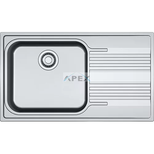 FRANKE Smart SRX 611-86 LB jobbos Inox mosogatótálca (101.0356.849)