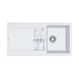   FRANKE Maris MRG 651-A gleccser fehér gránit mosogatótálca távvezérlővel (114.0055.823)