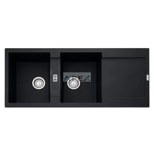 FRANKE Maris MRG 621 fekete gránit mosogatótálca távvezérlő nélkül (114.0157.498)