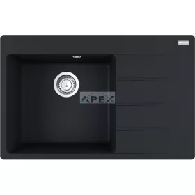   FRANKE Centro CNG 611-78 A jobbos matt fekete gránit mosogatótálca távvezérlővel (114.0627.651)