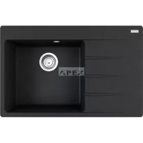   FRANKE Centro CNG 611-78 A jobbos fekete gránit mosogatótálca távvezérlővel (114.0627.658)