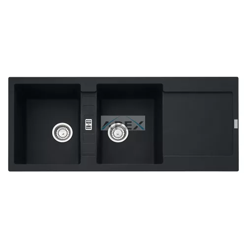 FRANKE Maris MRG 621 matt fekete gránit mosogatótálca távvezérlő nélkül (114.0630.884)