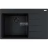 FRANKE Centro CNG 611-78 A jobbos Black collection matt fekete gránit mosogatótálca távvezérlővel (114.0658.592)