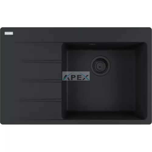 FRANKE Centro CNG 611-78 A balos Black collection matt fekete gránit mosogatótálca távvezérlővel (114.0658.593)