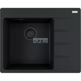   FRANKE Centro CNG 611-62 A jobbos Black collection matt fekete gránit mosogatótálca távvezérlővel (114.0658.594)