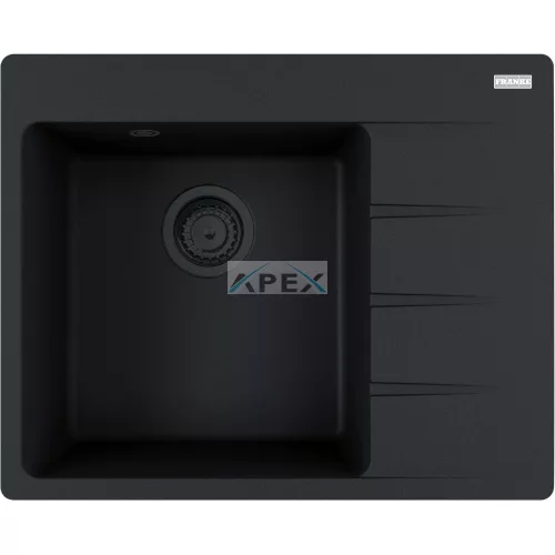 FRANKE Centro CNG 611-62 A jobbos Black collection matt fekete gránit mosogatótálca távvezérlővel (114.0658.594)