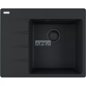   FRANKE Centro CNG 611-62 A balos Black collection matt fekete gránit mosogatótálca távvezérlővel (114.0658.595)