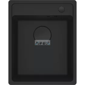   FRANKE Maris MRG 610-37 TL A Black collection matt fekete gránit mosogatótálca távvezérlővel (114.0659.123)