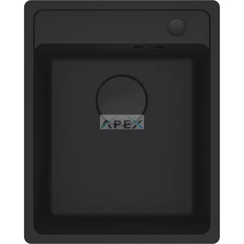 FRANKE Maris MRG 610-37 TL A Black collection matt fekete gránit mosogatótálca távvezérlővel (114.0659.123)