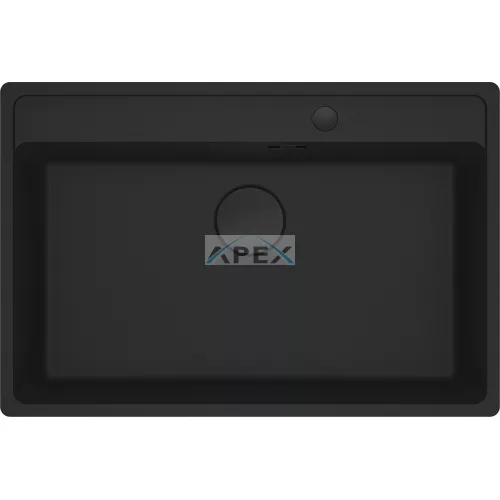 FRANKE Maris MRG 610-72 TL A Black collection matt fekete gránit mosogatótálca távvezérlővel (114.0659.125)