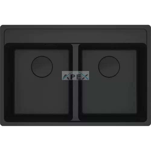 FRANKE Maris MRG 610-35-35 TL matt fekete gránit mosogatótálca távvezérlő nélkül (114.0661.674)