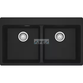   FRANKE Maris MRG 620-39-39 FTL matt fekete gránit mosogatótálca távvezérlő nélkül (114.0666.362)