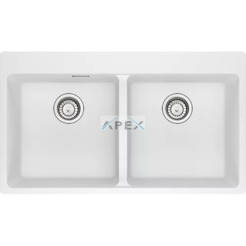 FRANKE Maris MRG 620-39-39 FTL gleccser fehér gránit mosogatótálca távvezérlő nélkül (114.0666.366)