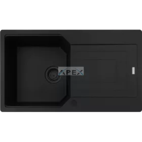   FRANKE Urban UBG 611-86 A Black collection matt fekete gránit mosogatótálca távvezérlővel (114.0682.732)