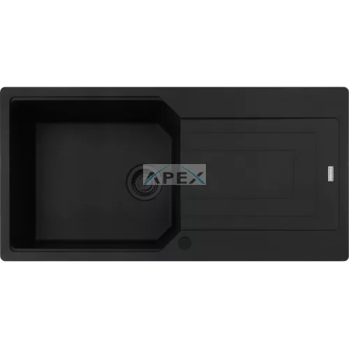 FRANKE Urban UBG 611-100 Black collection matt fekete gránit mosogatótálca távvezérlővel (114.0682.734)