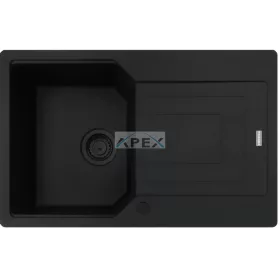   FRANKE Urban UBG 611-78 A Black collection matt fekete gránit mosogatótálca távvezérlővel (114.0682.736)