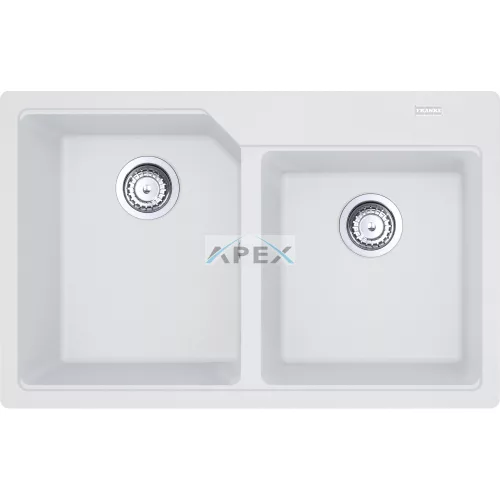 FRANKE Urban UBG 620-36-33 gleccser fehér gránit mosogatótálca távvezérlő nélkül (114.0686.766)