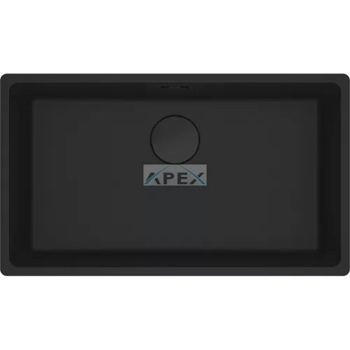 FRANKE Maris MRG 110-72 A Black collection matt fekete gránit mosogatótálca munkalap alá szerelhető távvezérlővel (125.0683.236)