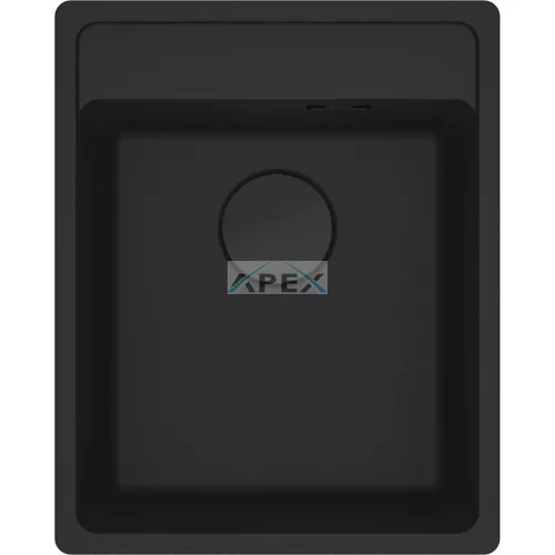 FRANKE Maris MRG 110-37 TL A Black collection matt fekete gránit mosogatótálca munkalap alá szerelhető távvezérlővel (125.0683.238)