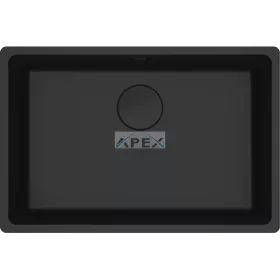   FRANKE Maris MRG 110-62 Black collection matt fekete gránit mosogatótálca munkalap alá szerelhető távvezérlő nélkül (125.0686.723)