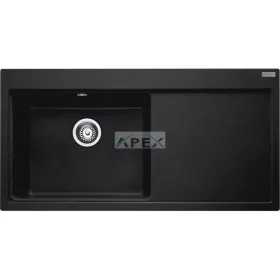   FRANKE Mythos MTG 611 jobbos fekete gránit mosogatótálca távvezérlővel (114.0476.996)