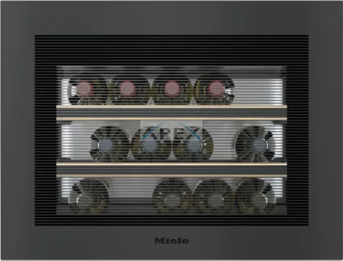 Miele KWT 7112 iG Beépíthető borhűtő, 45 cm fülkemagasság