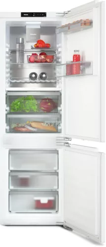 Miele KFN 7744 C Beépített hűtő-fagyasztó, 178 cm fülkemagasság