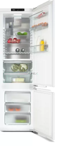 Miele KFN 7844 C XL beépített hűtő-fagyasztó, 194 cm fülkemagasság