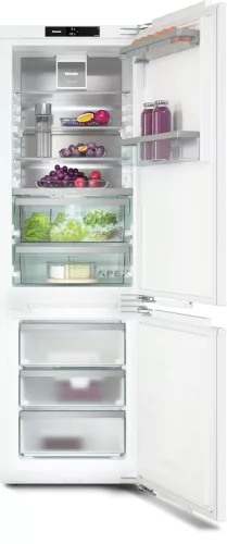 Miele KFN 7774 B Beépített hűtő-fagyasztó, 178 cm fülkemagasság