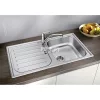 BLANCO FLEX PRO 45 S mosogatótálca, natúr rozsdamentes acél, excenter nélkül (232887 mos+232250 lef)