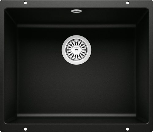 BLANCO ROTAN 500-U Silgranit mosogatótálca, fekete, excenter nélkül (526098) - Új modell