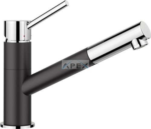 BLANCO 526174 KANO-S sil.fekete/króm HD