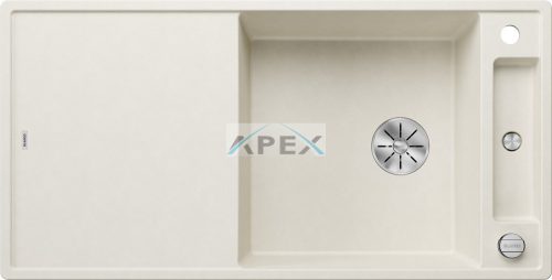 BLANCO AXIA III XL 6 S Silgranit mosogatótálca, törtfehér, üveg vágólappal, excenterrel (527051)
