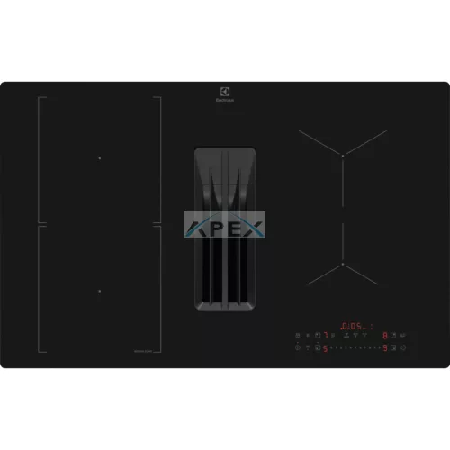 Electrolux ECC83410CT Beépíthető indukciós főzőlap beépített elszívóval, 80 cm, SaphirMatt® SE