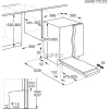 Electrolux E72LA200S Beépíthető mosogatógép, 60 cm