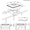 Electrolux EIV63449CT Bridge 600 Indukciós főzőlap, SaphirMatt® SE 60 cm