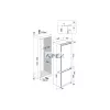 Whirlpool WH SP70 T262 P Beépített Hűtőszekrény-fagyasztó kombináció