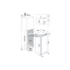 Whirlpool ARG 7182 Beépített hűtőszekrény