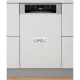 Whirlpool WSBC 3M27 X félig integrált mosogatógép - Inox szín, 45 cm széles