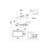 Whirlpool WCT3 63F LTX Szekrénybe építhető páraelszívó