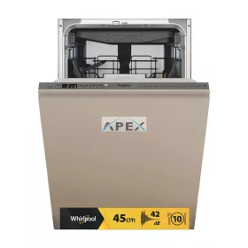   Whirlpool WH6IB10BS7LA0 teljesen integrált mosogatógép - 45 cm széles