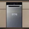 Whirlpool WH6UB10BS7A0X Pult alá építhető mosogatógép inox előlappal