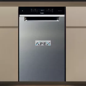   Whirlpool WH6UB10BS7A0X Pult alá építhető mosogatógép inox előlappal