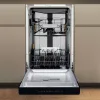 Whirlpool WH6UB10BS7A0X Pult alá építhető mosogatógép inox előlappal