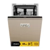 Whirlpool WH6IC11BS7LSA0 teljesen integrált mosogatógép - 45 cm széles