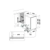 Whirlpool WH6IC11BS7LSA0 teljesen integrált mosogatógép - 45 cm széles