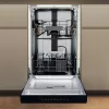 Whirlpool WH3UC10BS7A0X Pult alá építhető mosogatógép inox előlappal