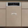 Whirlpool WH6PC11BS7A0 félig integrált mosogatógép - Inox szín, 45 cm széles