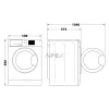 Whirlpool WP C9 WBS EE hőszivattyús szárítógép 9kg