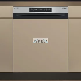   Whirlpool WH7PC15B4M60 félig integrált mosogatógép - Inox szín 60 cm széles